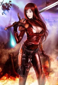 女画师